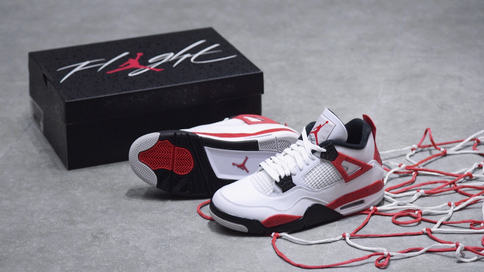 Air Jordan 4 Red Cement - Kicks Heaven AU