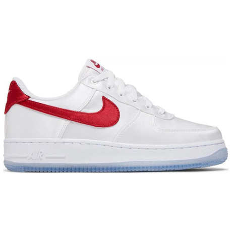 Nike Air Force 1 '07 Essentials Satin White Gym Red' DX6541-100