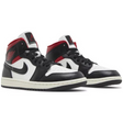 Air Jordan 1 Mid 'Black Sail Gym Red / Red Panda' Wmns - BQ6472-061