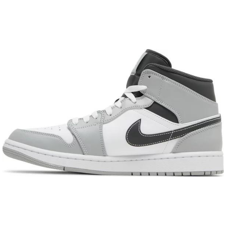 Air Jordan 1 Mid 'Light Smoke Grey' - 554724-078