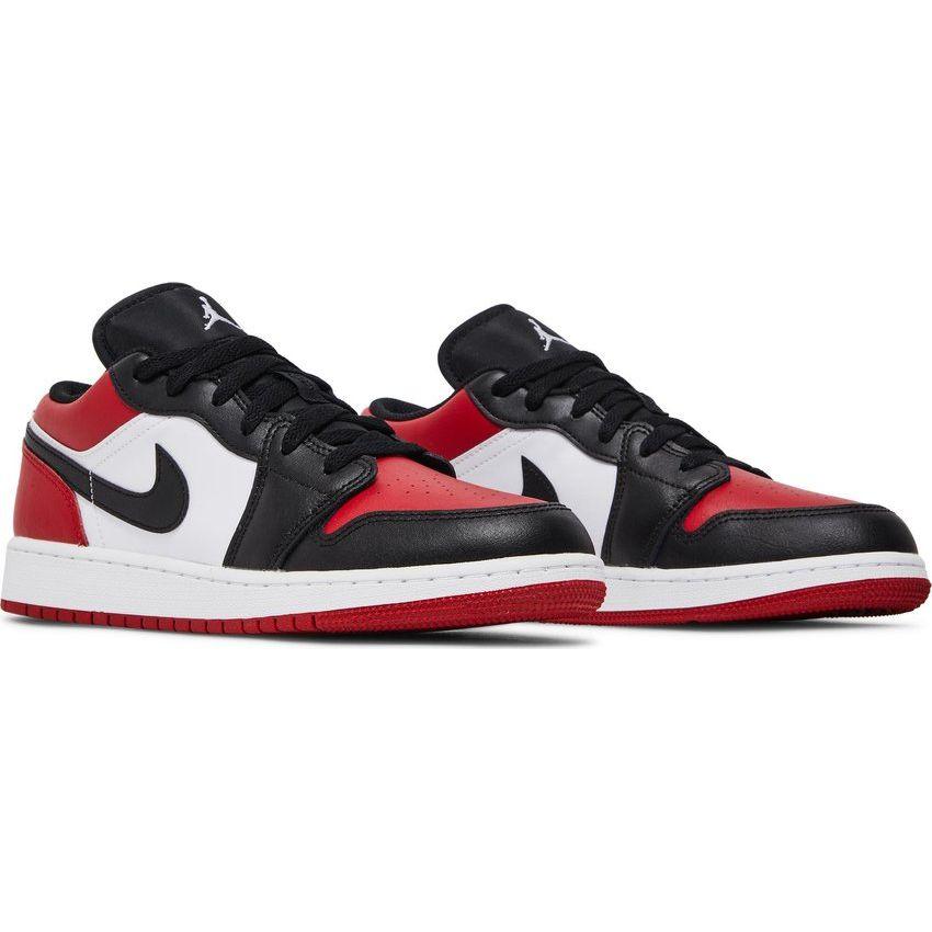Nike Air Jordan 1 Low 'Bred Toe' GS - Kicks Heaven