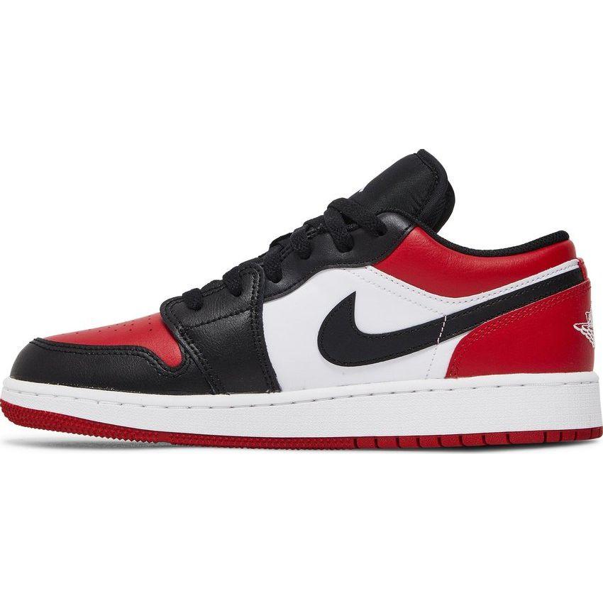 Nike Air Jordan 1 Low 'Bred Toe' GS - Kicks Heaven