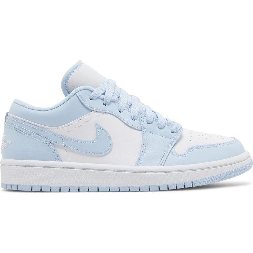 Nike Air Jordan 1 Low 'Ice Blue / Aluminum' WMNS - Kicks Heaven