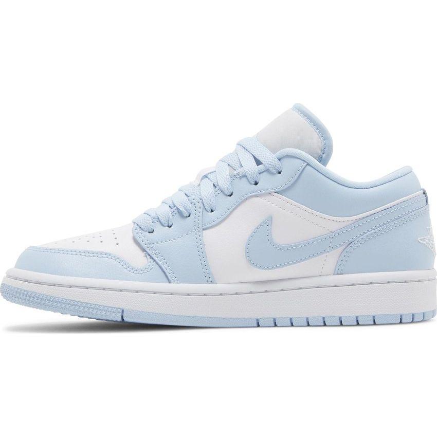 Nike Air Jordan 1 Low 'Ice Blue / Aluminum' WMNS - Kicks Heaven