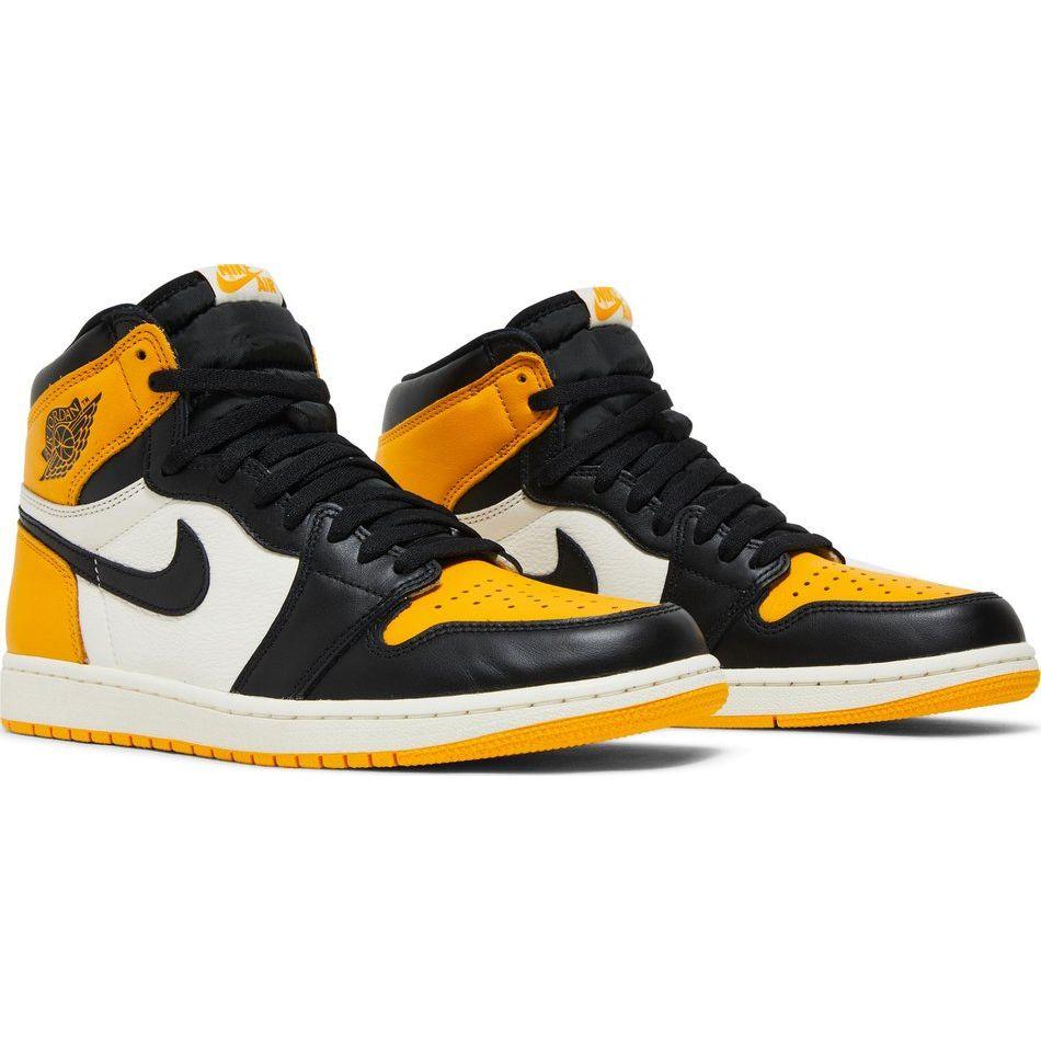 Nike Air Jordan 1 Retro High OG 'Yellow Toe / Taxi' - Kicks Heaven