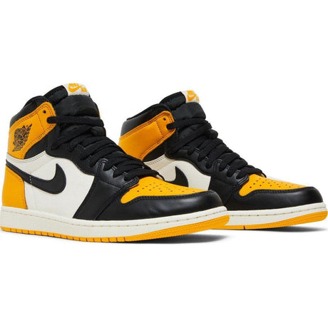 Nike Air Jordan 1 Retro High OG 'Yellow Toe / Taxi' - Kicks Heaven