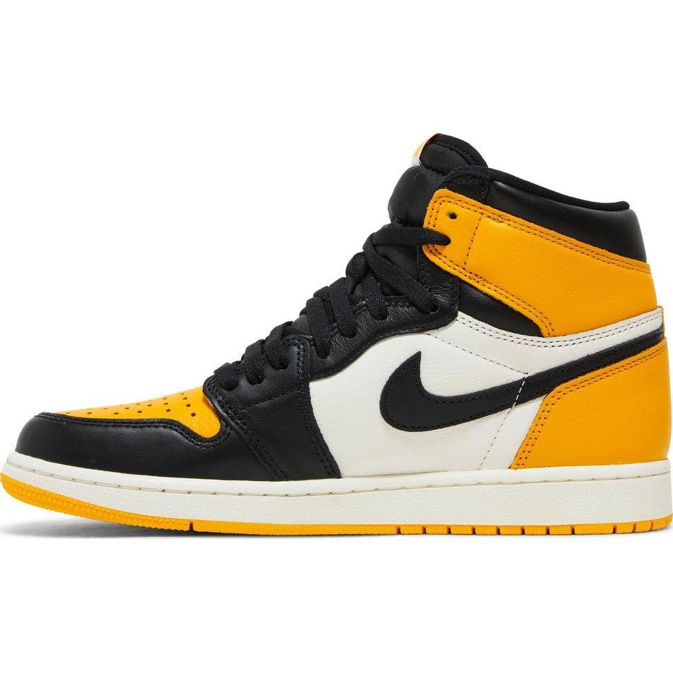 Nike Air Jordan 1 Retro High OG 'Yellow Toe / Taxi' - Kicks Heaven