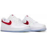 Nike Air Force 1 '07 Essentials Satin White Gym Red' DX6541-100