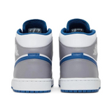 Air Jordan 1 Mid 'Cement True Blue' - BQ8426-014