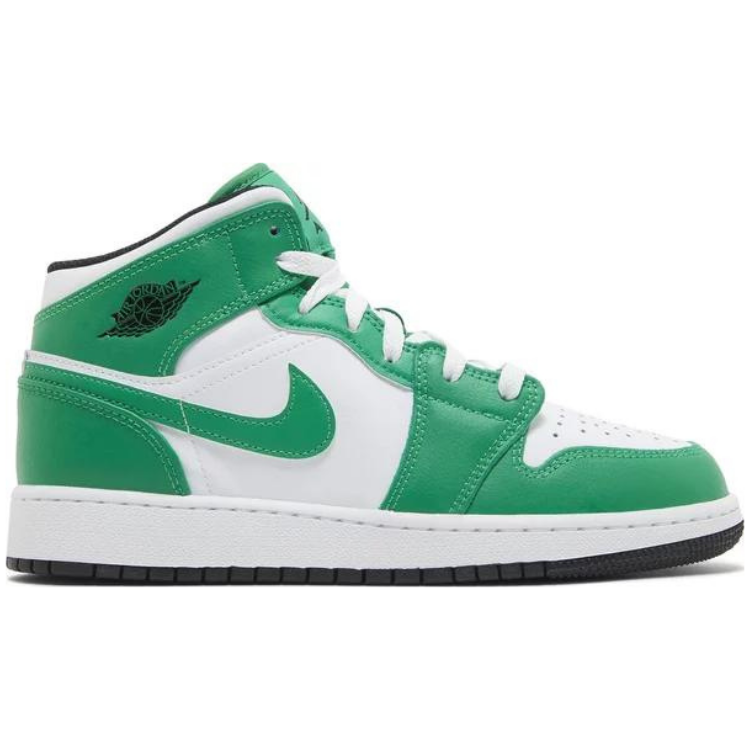 Air Jordan 1 Mid 'Lucky Green' GS - DQ8423-301