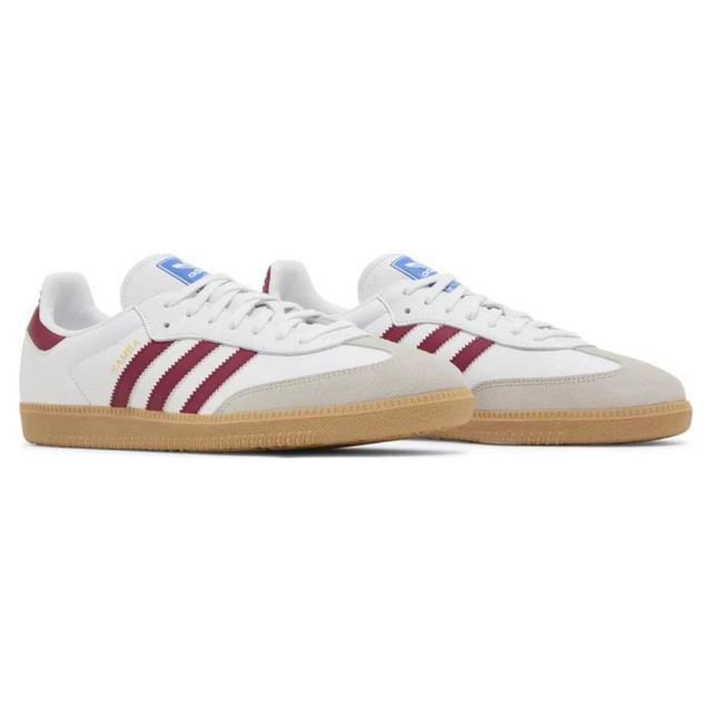 Adidas Samba OG 'White Burgundy Gum' IF3813 - Kicks Heavan AU