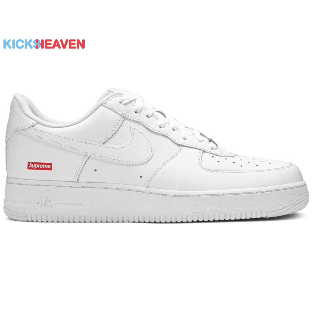 Supreme x Nike Air Force 1 Low 'Box Logo - White' - CU9225-100