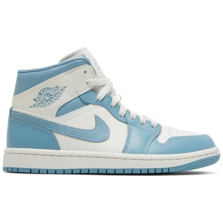 Air Jordan 1 Mid 'University Blue' Wmns - BQ6472-141